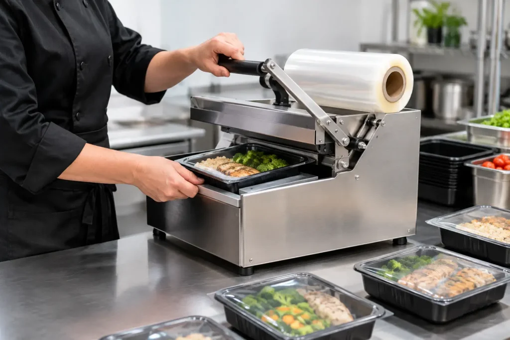 Catering Food Tray Sealing Equipment That Fits