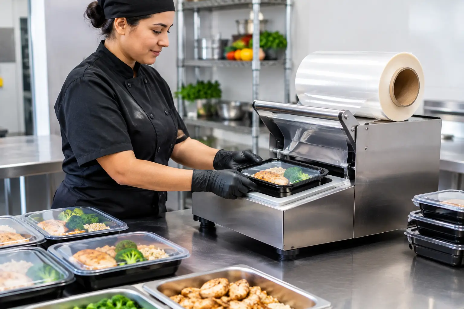 Food Packaging Machine for Ghost Kitchens